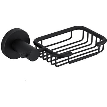 Мыльница Frap F302 F30202-1 Черная матовая — фото 1, Мыльницы