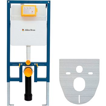 Инсталляция Allen Brau Project Color 9.1PR10.20 для унитаза без клавиши смыва — фото 1, Инсталляции для унитазов