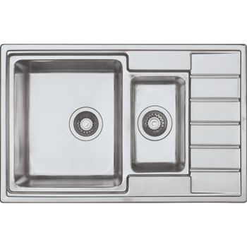 Кухонная мойка Seaman Eco Roma SMR-7850B.0 Нержавеющая сталь — фото 1, Кухонные мойки
