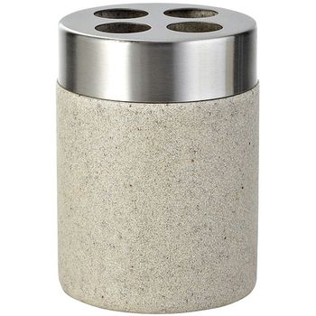 Стакан для зубных щеток Ridder Stone 22010211 Бежевый — фото 1, Стаканы для зубных щеток
