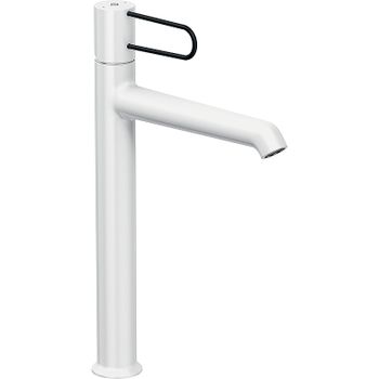 Смеситель для раковины Jacob Delafon Odeon Rive Gauche E21030-BL-00 Белый матовый Черный — фото 1, Смесители для раковины