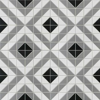 Керамическая мозаика StarMosaic Albion Cube Grey TR2-CL-SQ2 27,5x27,5 см — фото 6, Мозаика