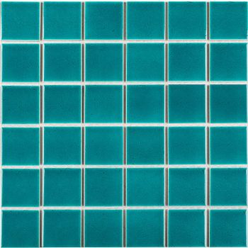 Керамическая мозаика StarMosaic Homework Crackle Green Glossy LWWB80081 30,6x30,6 см — фото 1, Мозаика
