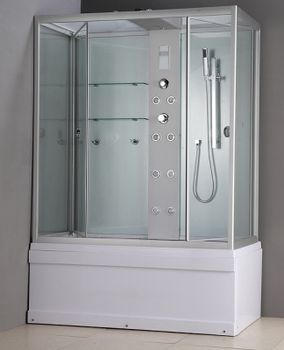 Душевой бокс Timo Lux 148x82 TL-1505 с гидромассажем — фото 2, Душевые боксы