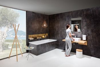 Столешница под раковину Ravak Formy L 80 X000000830 Белая — фото 7, Столешницы под раковину