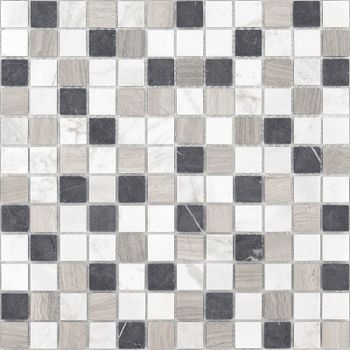 Мозаика Caramelle mosaic Pietrine 4 мм Pietra Mix 4 MAT 29,8x29,8 см — фото 1, Мозаика