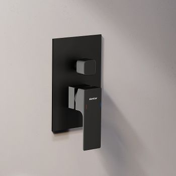 Душевая система Damixa Gala 953510300 Черная матовая — фото 7, Встраиваемые душевые комплекты