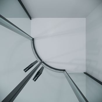 Душевой уголок Grossman Classic 90х90 301.K33.04.9090.21.00 профиль Черный матовый стекло прозрачное — фото 7, Душевые уголки четверть круга