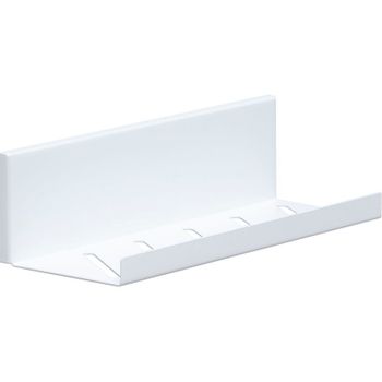 Металлическая полка Aquanet Магнум 30 302236 Белая матовая — фото 1, Полки для ванной и душа