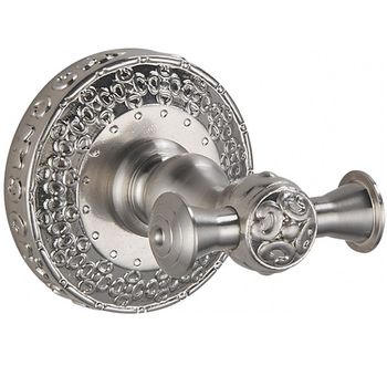 Крючок двойной ZorG SL AZR 02 SL Серебро — фото 1, Крючки для полотенец