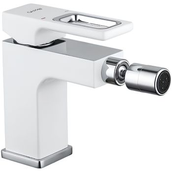 Смеситель для биде Gappo G17-8 G5017-8 Белый Хром — фото 1, Смесители для биде