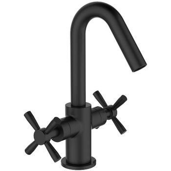 Смеситель для раковины Orange Mia M34-011B Черный матовый — фото 3, Смесители для раковины