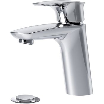 Смеситель для раковины AM.PM Spirit V2.1 F71A82100 с донным клапаном Хром — фото 1, Смесители для раковины