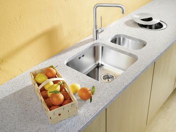 Кухонная мойка Blanco Supra 400-U 518201 Нержавеющая сталь полированная — фото 5, Кухонные мойки