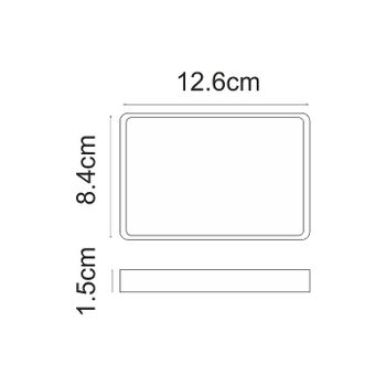 Мыльница WasserKRAFT Mosel K-4529 Черная — фото 4, Мыльницы