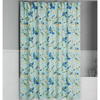 Штора для ванны Iddis Base 180х200 BP03P18i11 Зеленая — фото 1, Шторы для ванной