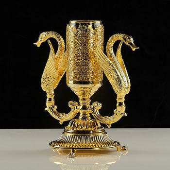 Стакан для зубных щеток Migliore Luxor 26215 Золото — фото 2, Стаканы для зубных щеток