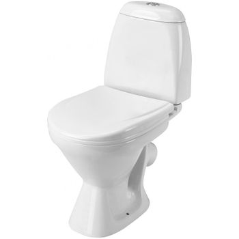 Унитаз Santek Римини 1.WH30.2.130 с бачком и сиденьем — фото 1, Напольные унитазы