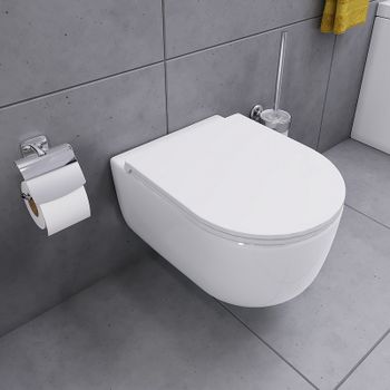 Унитаз биде Damixa Sirius DX86C1800SC подвесной с сиденьем Микролифт — фото 3, Подвесные унитазы