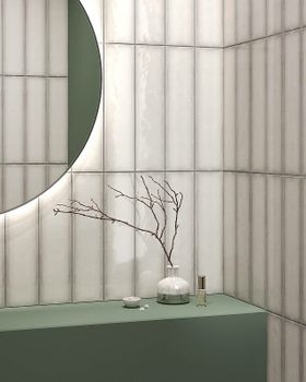 Керамическая плитка Decocer Monte Grey С0005602 настенная 10х40 см — фото 2, Керамическая плитка