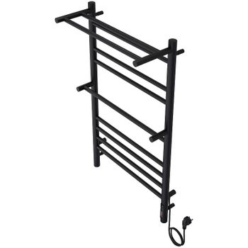 Электрический полотенцесушитель Aquatek Альфа П10 500x900 AQ EL RRP1090BL с полкой Черный муар — фото 9, Электрические полотенцесушители