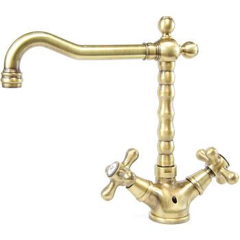 Смеситель для раковины Webert Armony AM700302065 Бронза — фото 1, Смесители для раковины