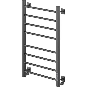 Электрический полотенцесушитель Ника Step-3 80/40 U Черный матовый — фото 1, Электрические полотенцесушители