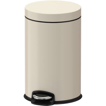 Ведро для мусора WeltWasser Erfie BG 12L педальное 10000000904 Бежевое — фото 1, Мусорные ведра
