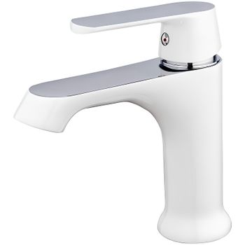 Смеситель для раковины Frap H31 F1031 Белый Хром — фото 1, Смесители для раковины