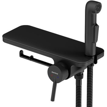 Гигиенический душ со смесителем Damixa Jupiter 773500301 Черный матовый — фото 1, Гигиенические души