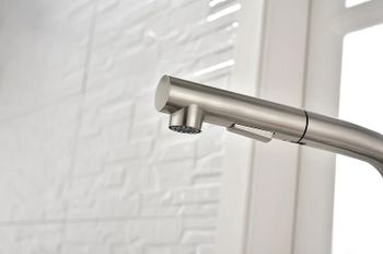 Смеситель для кухни Paulmark Neo Ne214419-Ni Никель — фото 12, Смесители для кухни