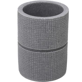 Стакан для зубных щеток Fixsen Nero FX-240-3 Серый — фото 1, Стаканы для зубных щеток