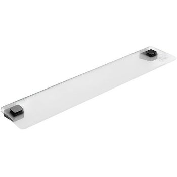 Стеклянная полка Ravak 10° X07P567 Черная матовая — фото 1, Полки для ванной и душа