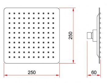 Душевая система Berges Ventas 3S Black 073006 Черная матовая — фото 10, Встраиваемые душевые комплекты