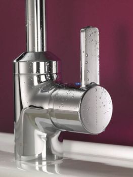 Смеситель для раковины Kludi Zenta 382940575 Хром — фото 3, Смесители для раковины