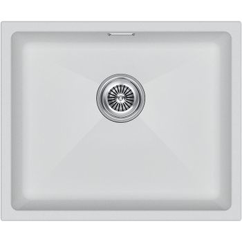 Кухонная мойка Paulmark Lumi 55 UNI LU55-WH Белая — фото 1, Кухонные мойки