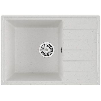 Кухонная мойка Maretti Kitchen KT600-WH Белая — фото 1, Кухонные мойки