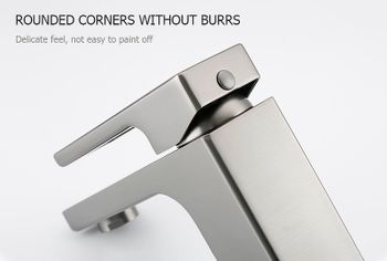 Смеситель для раковины Gappo G17-9 G1017-92 Оружейная сталь — фото 6, Смесители для раковины