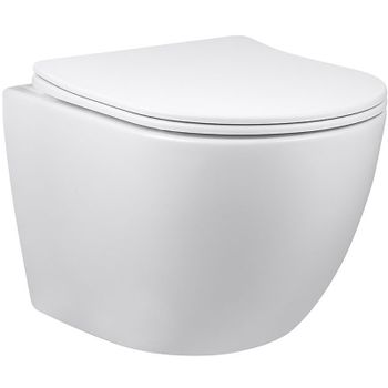 Унитаз Vincea Globo VT1-14S подвесной Белый с сиденьем Микролифт — фото 1, Подвесные унитазы