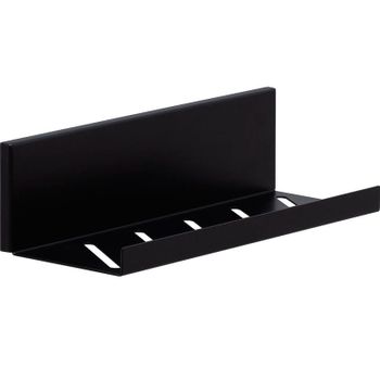 Металлическая полка Aquanet Магнум 30 302224 Черная матовая — фото 1, Полки для ванной и душа