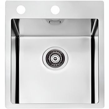 Кухонная мойка Alveus Pure 10 KMB-90 405x525 1103607 Брашированная сталь — фото 1, Кухонные мойки