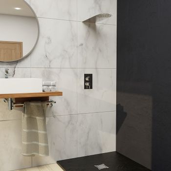 Душевая система RGW Shower Panels SP-6143-01 50140801-01 Хром — фото 2, Встраиваемые душевые комплекты