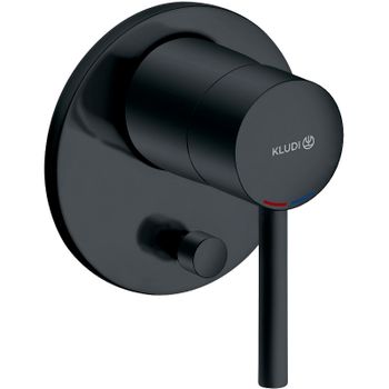 Душевая система Kludi Bozz 387363976 Черная матовая — фото 2, Встраиваемые душевые комплекты