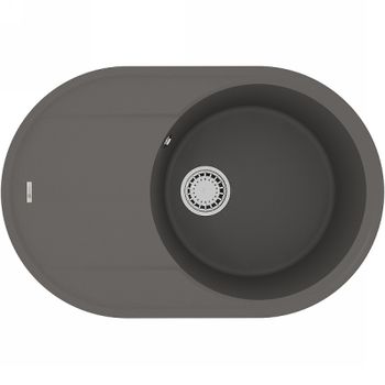 Кухонная мойка Lemark Lacha 720 9910059 Серый шелк — фото 1, Кухонные мойки