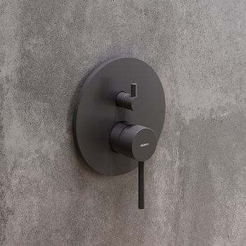 Смеситель для душа Damixa Scandinavian Pure 367100300 Черный матовый — фото 3, Смеситель для душа