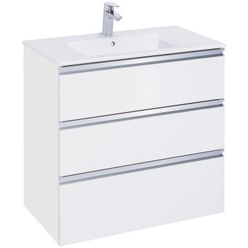 Тумба под раковину Roca The Gap 80 A857406806 подвесная Белый глянец — фото 1, Тумбы под раковину