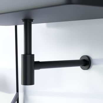 Сифон для раковины Damixa Option 210800300 Черный матовый — фото 2, Сифоны для раковины