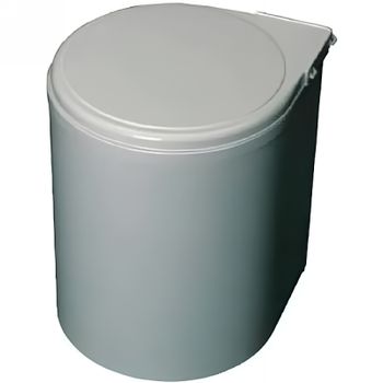 Ведро для мусора Alveus Albio 13L 224308 Серое — фото 1, Мусорные ведра