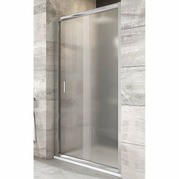 Душевая дверь Ravak Blix BLDP2-110 0PVD0C00ZG профиль Хром стекло Grape — фото 1, Раздвижные душевые двери