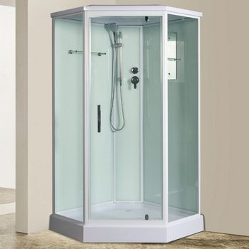 Душевая кабина River Penta 100x100 10000003117 с поддоном — фото 1, Душевые кабины